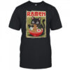 Black Cat Ramen Lover Anime Design Women Men Kids Adults shirt