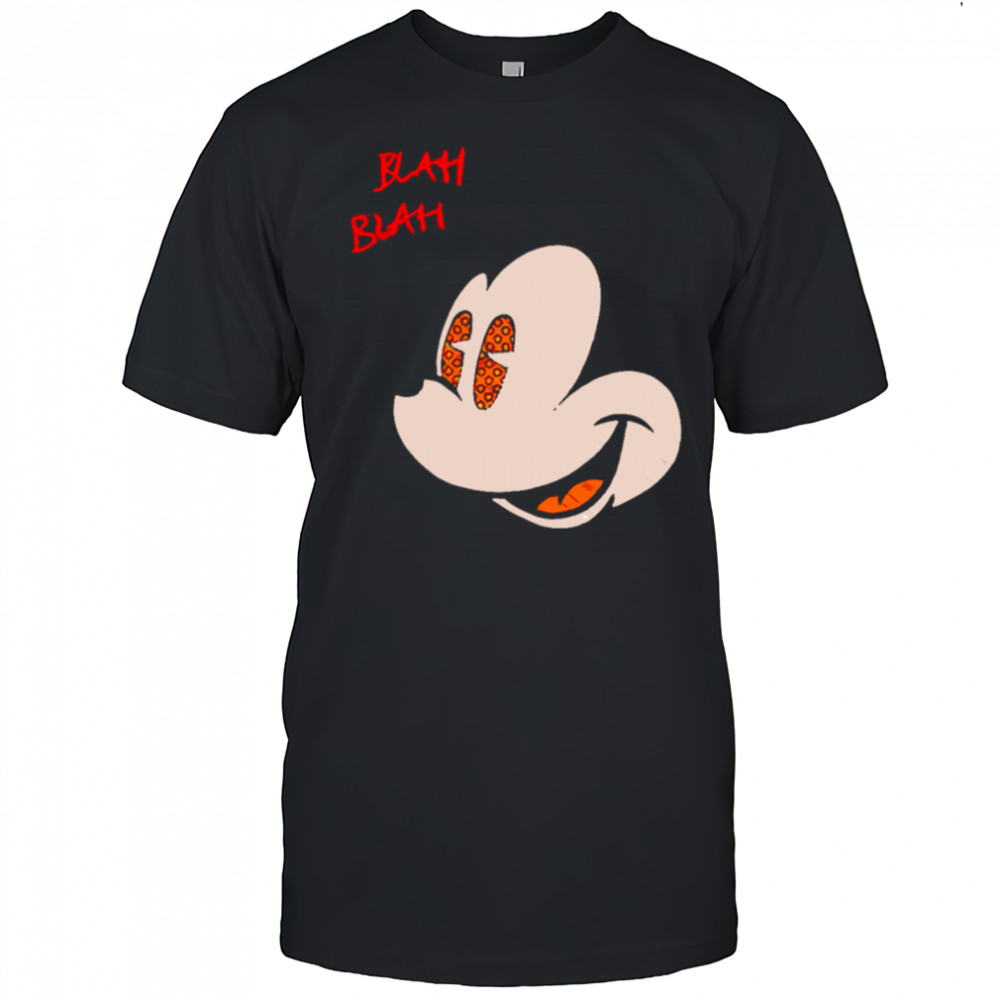 Blah Blah Big Face Mickey shirt