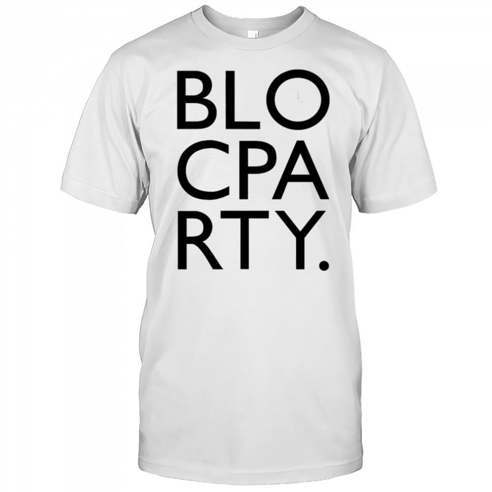 Bloc Party Logo T-shirt