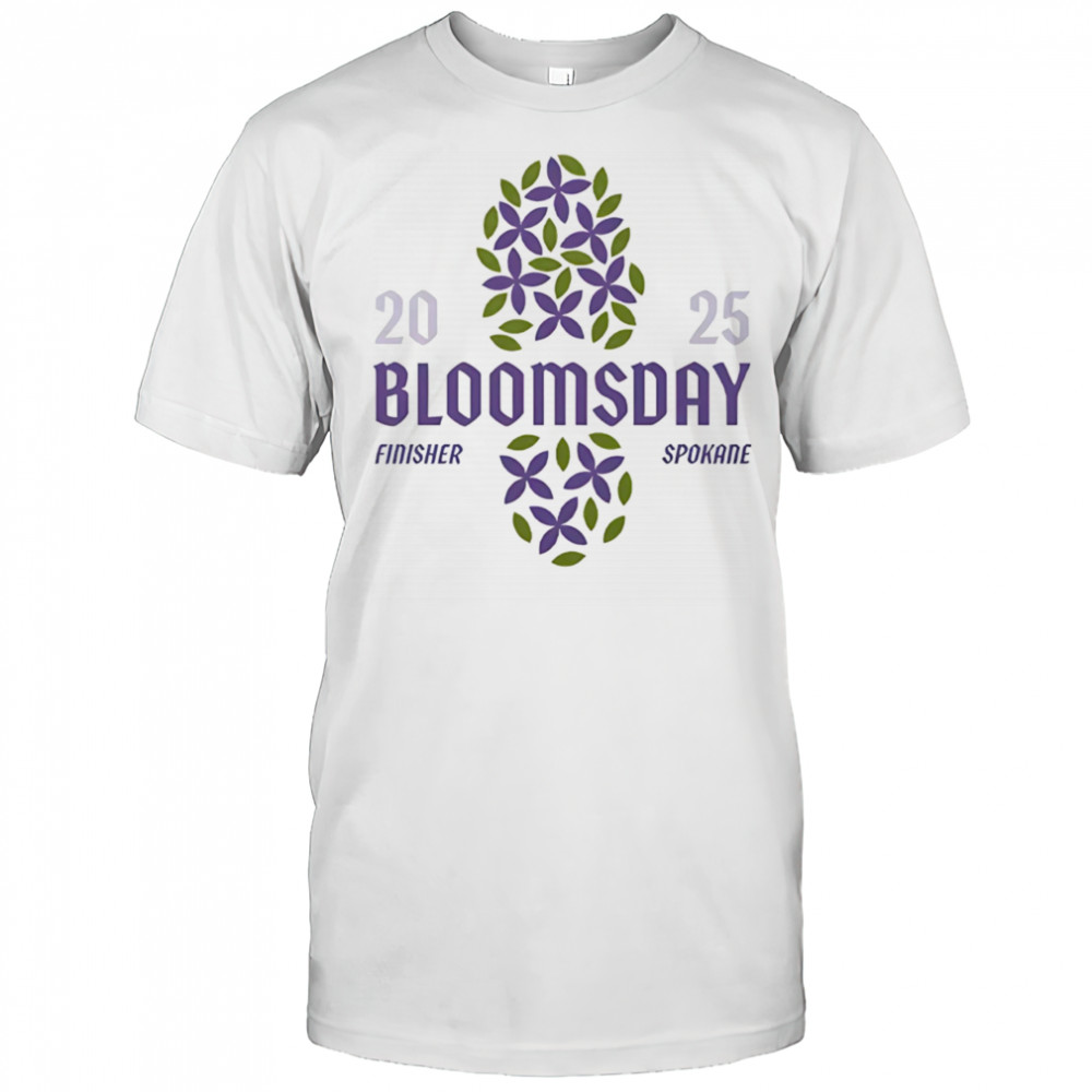 Bloomsday 2025 Finisher Spokane shirt