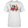 Bluey Kansas City Chiefs Bluey Family Baseball shirt