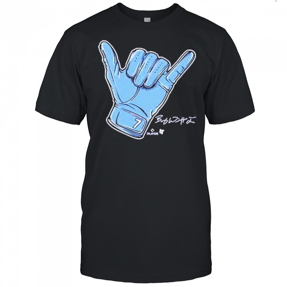 Bobby Witt Jr Hang Loose Kansas City Royals Signature t-shirt