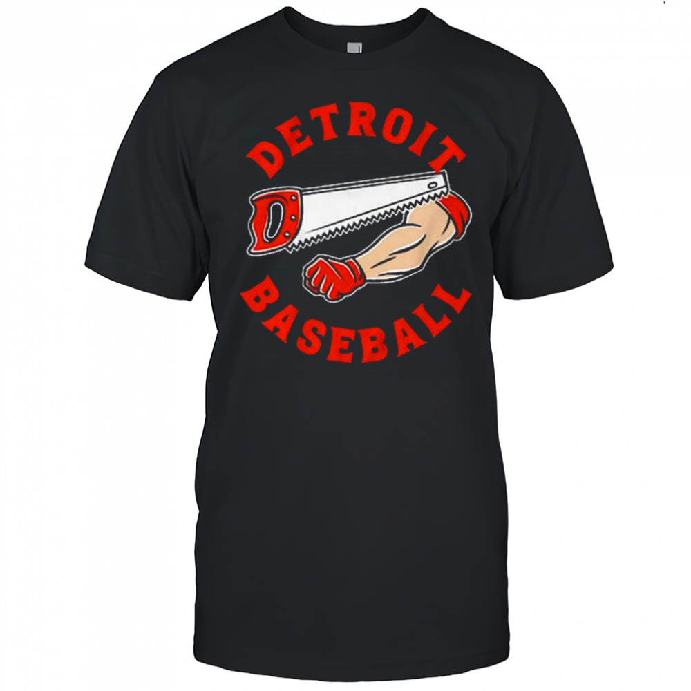 Bone Saw Detroit Tigers Baseball MLB t-shirt