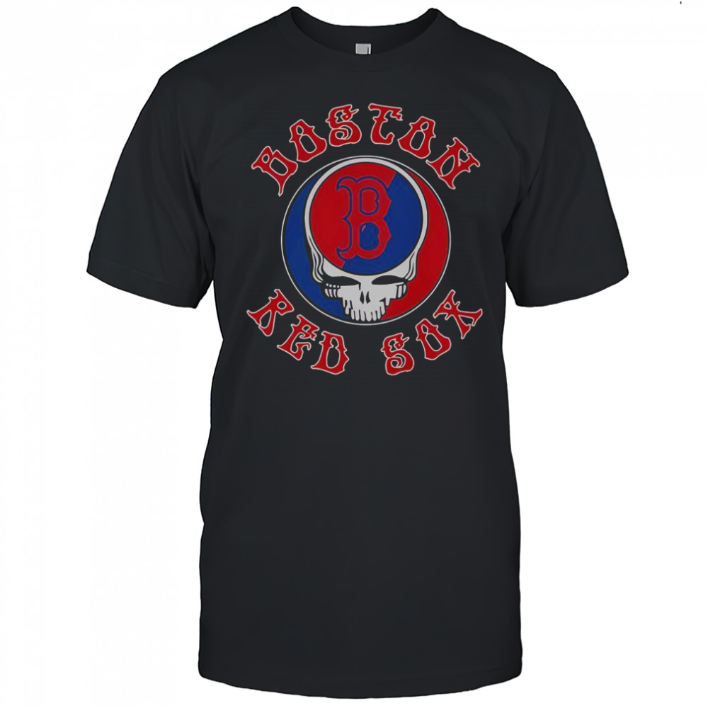 Boston Red Sox X Grateful Dead Skull T-Shirt