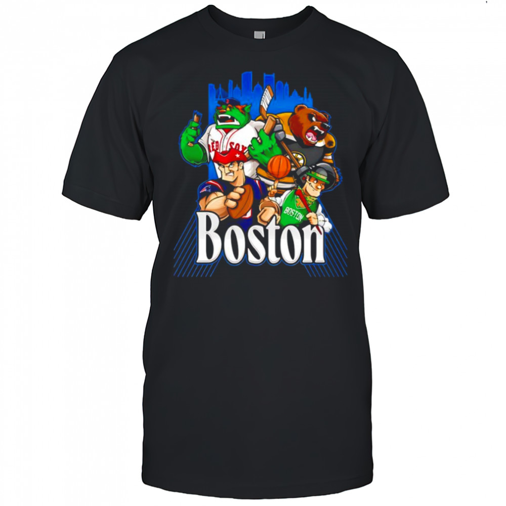 Boston sports mascot shirt