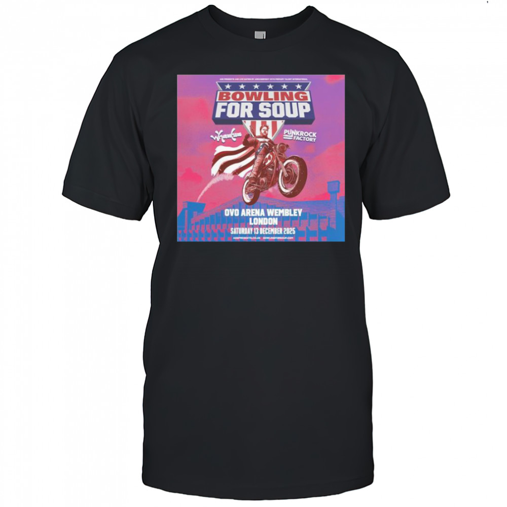 Bowling For Soup London Tour OVO Arena 13 Dec 2025 Motor T-Shirt