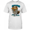Broad Jumper Wolf cartoon vintage 90s shirt