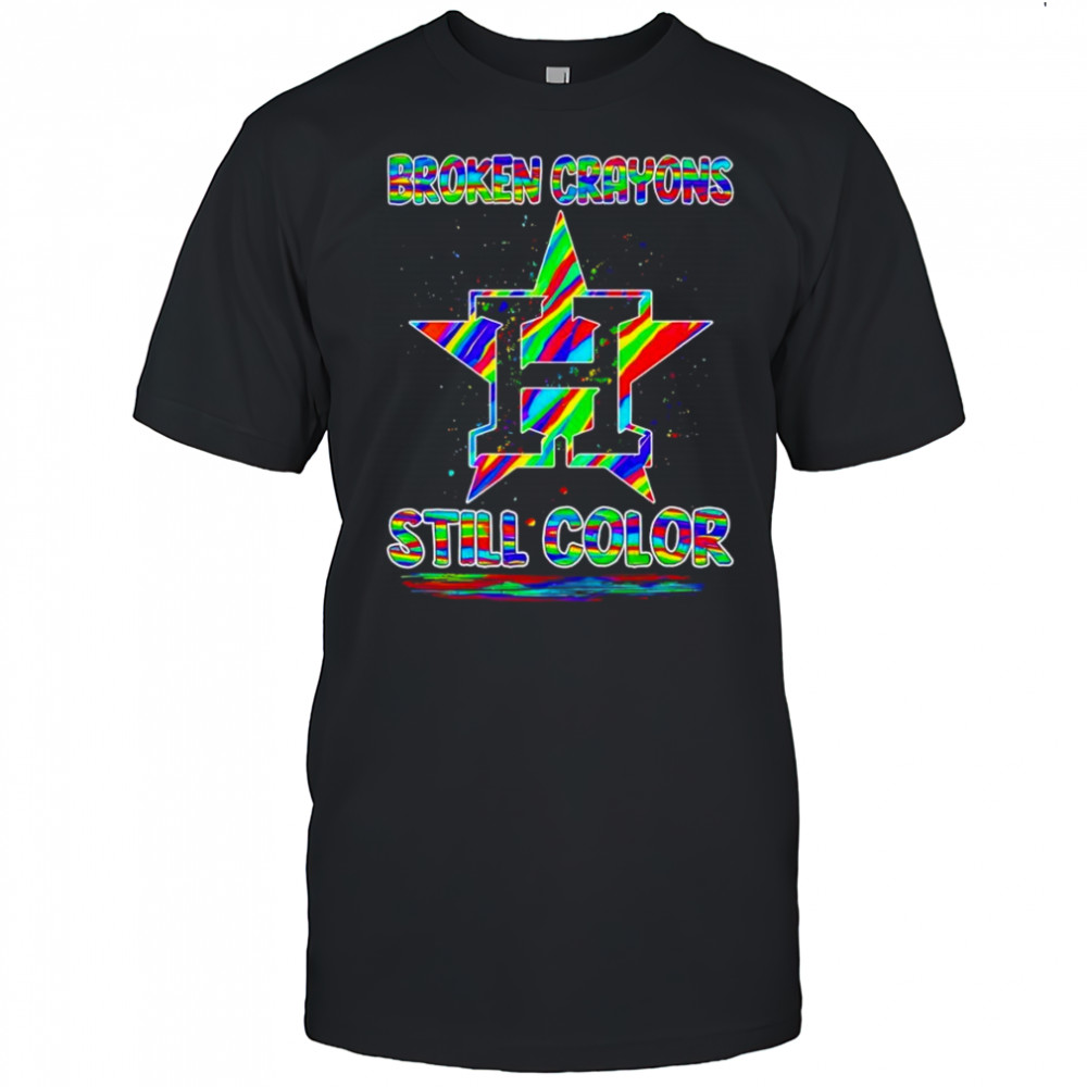 Broken crayons still color Houston Astros shirt