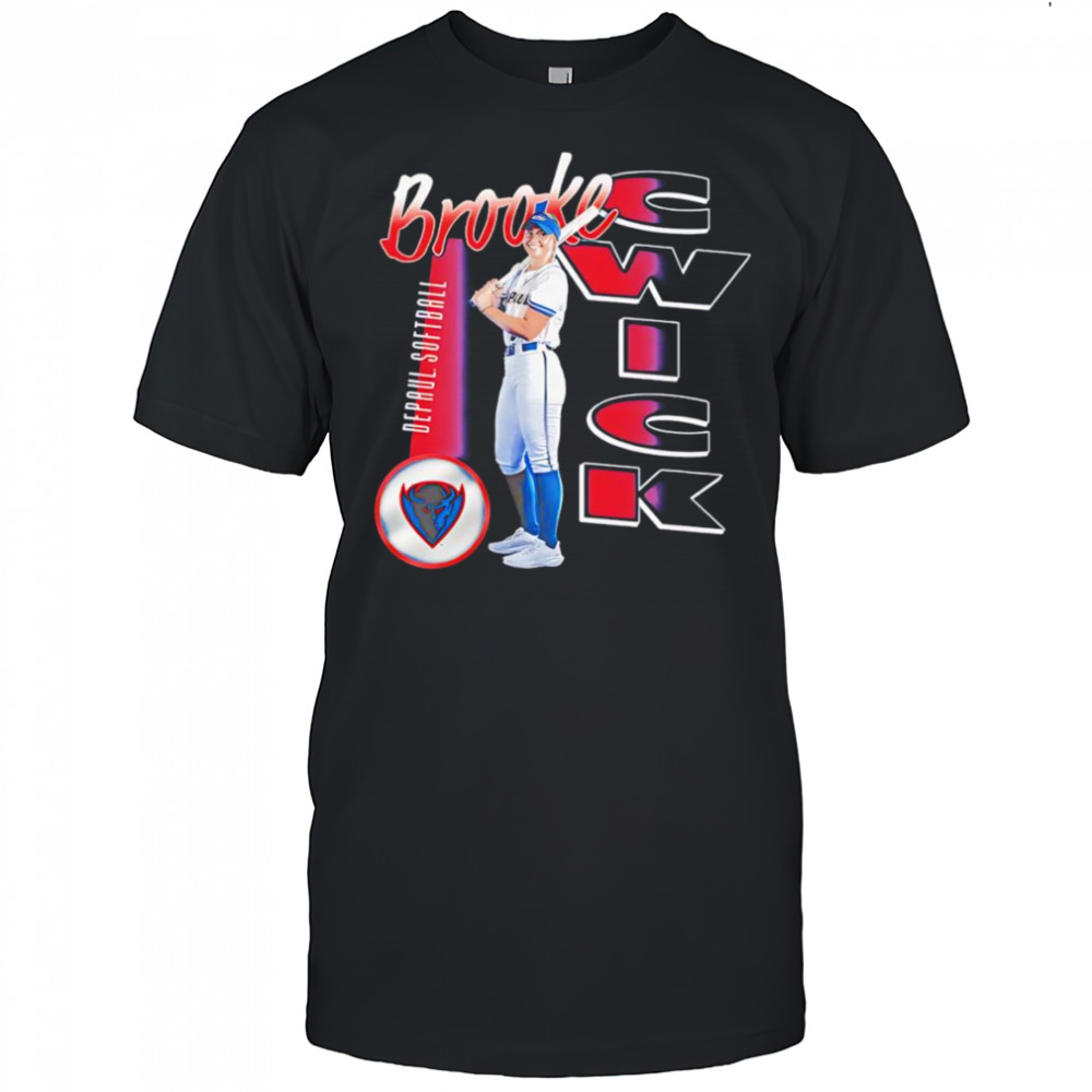 Brooke Cwick Depaul softball signature shirt