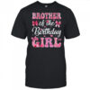 Brother Of The Birthday Girl Family Pink Coquette Bow shirt