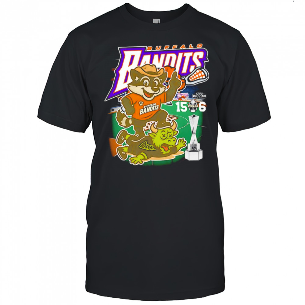 Buffalo Bandits 15 6 Rush mascot shirt