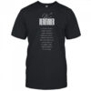 Buffalo Bills We Remember Celestine Chaney Roberta Drury Andre Mackniel Katherine Massey Margus Morrison t-shirt