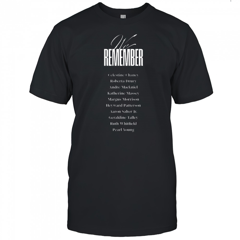 Buffalo Bills We Remember Celestine Chaney Roberta Drury Andre Mackniel Katherine Massey Margus Morrison t-shirt