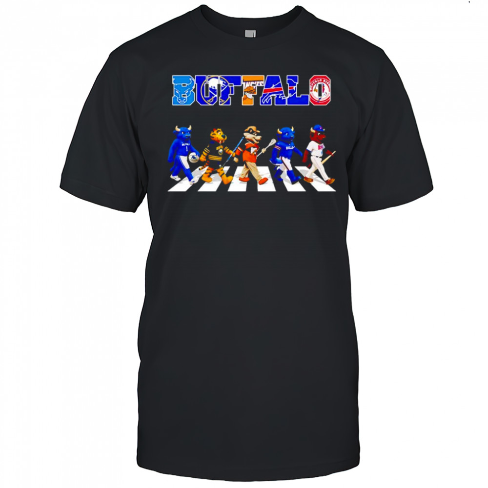 Buffalo sports Abbey Road mascot shirt