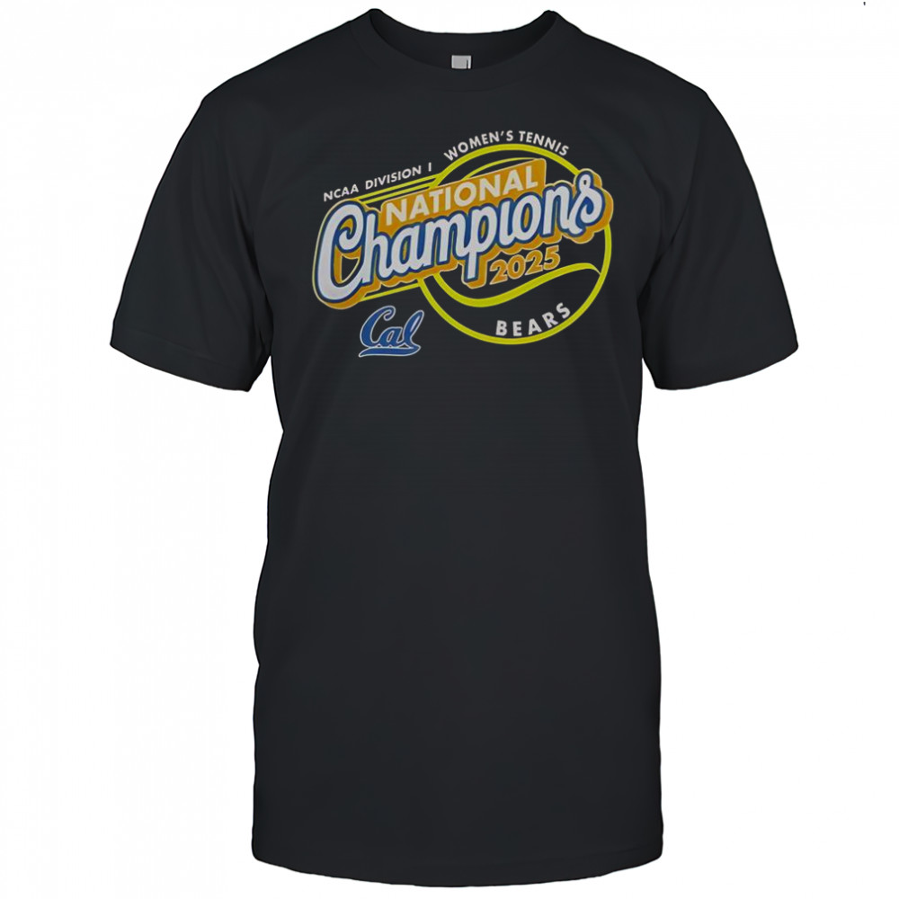 California Golden Bears 2025 NCAA Women’s Tennis National Champions T-Shirt