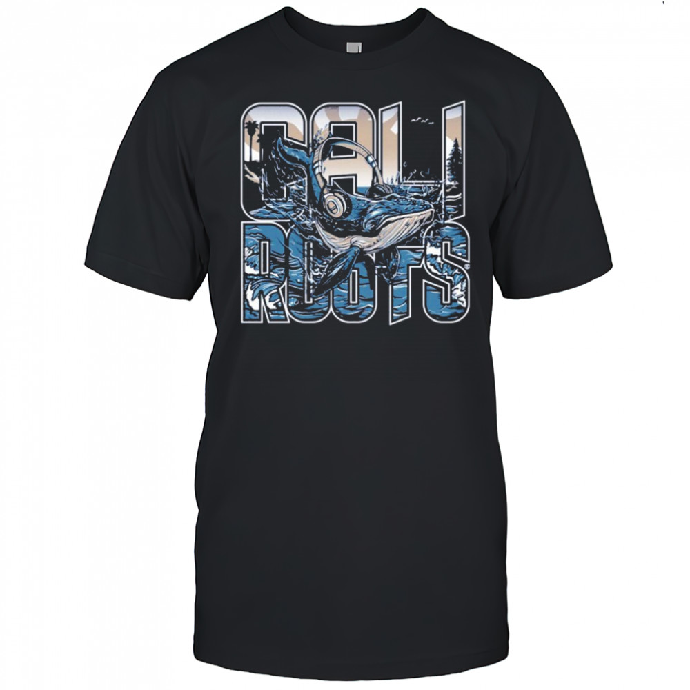 California Roots Whalephones T-shirt