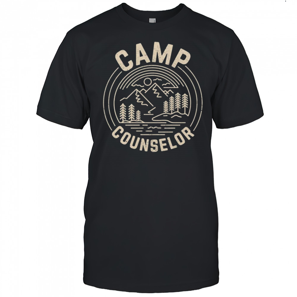 Camp Counselor School Camper Summer Camping Counselor Staff shirt
