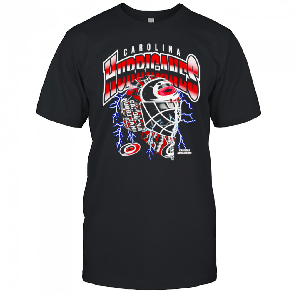 Carolina Hurricanes Crease Lightning helmet shirt