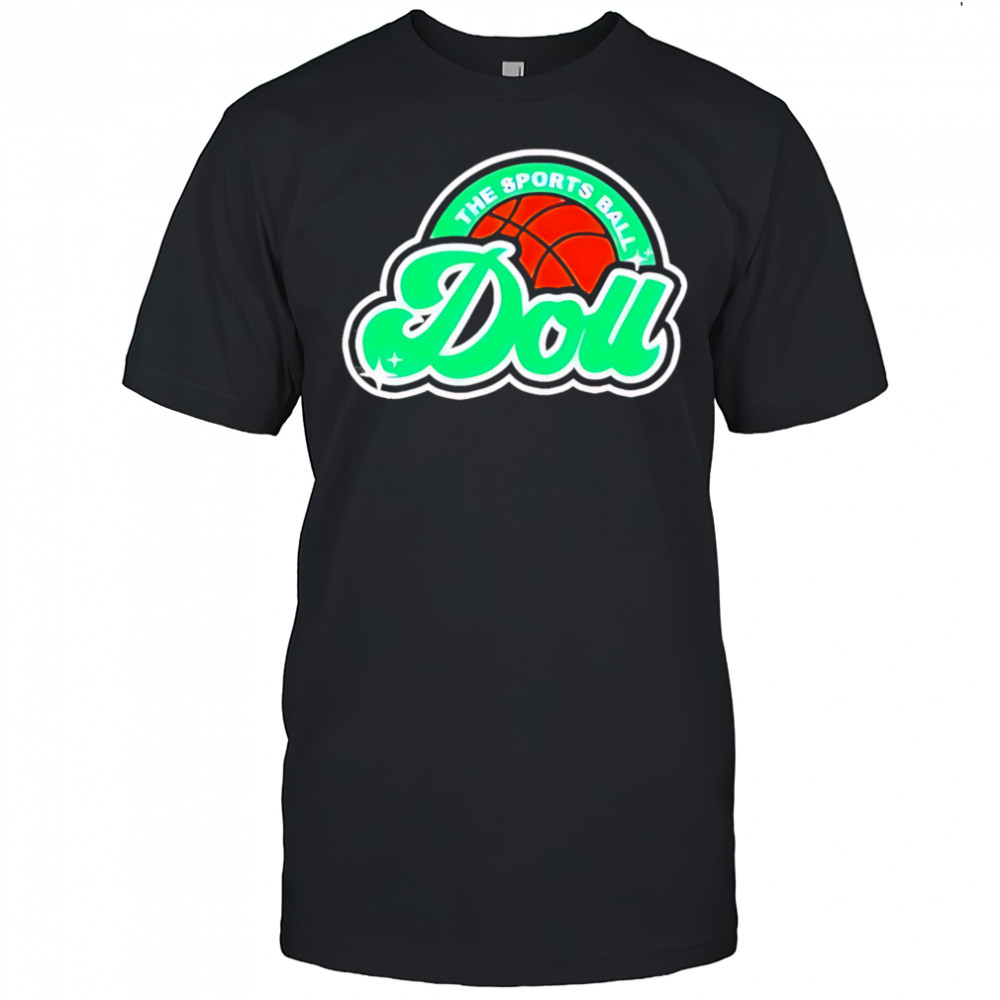 Casual doll and ball design shirt