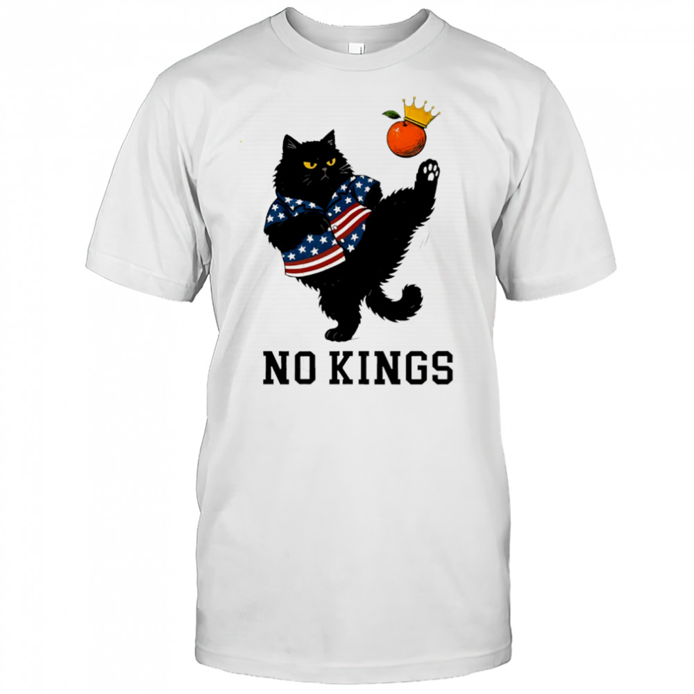 Cats and orange no King in America shirt