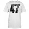Charlie Kirk Trump 47 Fighting T-shirt