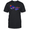 Chicago Cubs logo pencil apple teaching heartbeat shirt