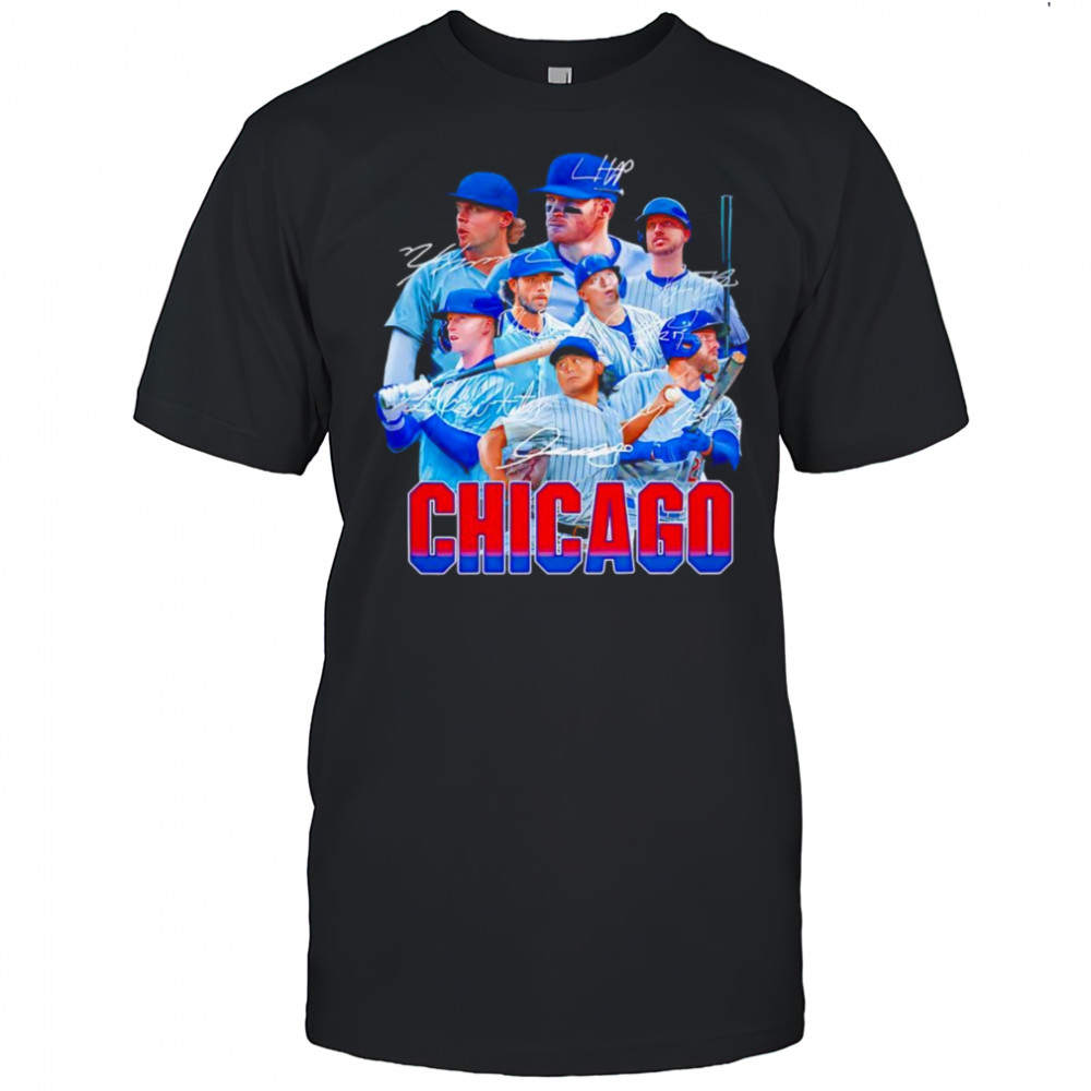 Chicago Cubs players signature series shirt