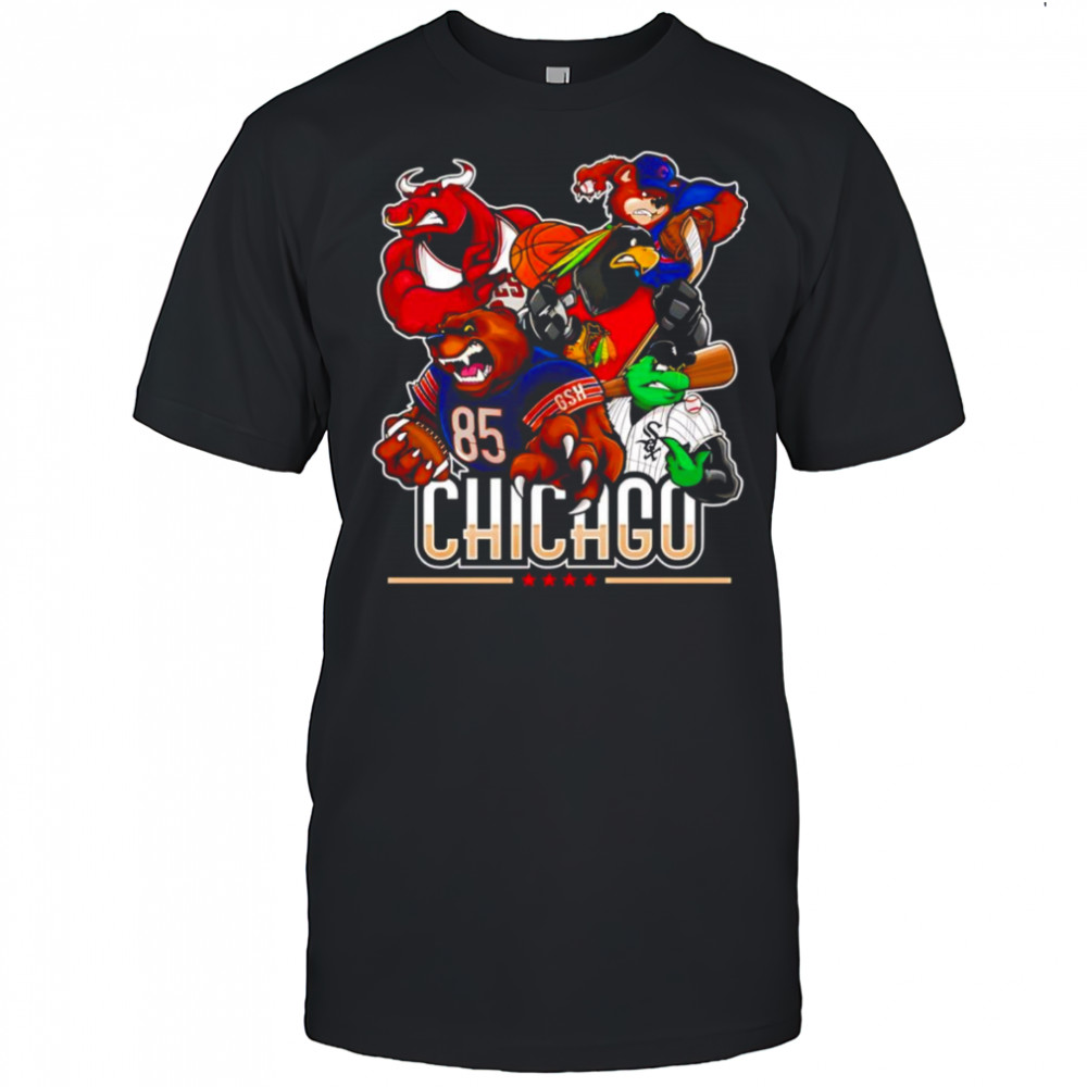 Chicago sports mascot shirt