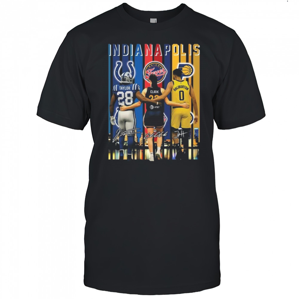 Clark Taylor Haliburton Indianapolis Signature 2025 Shirt