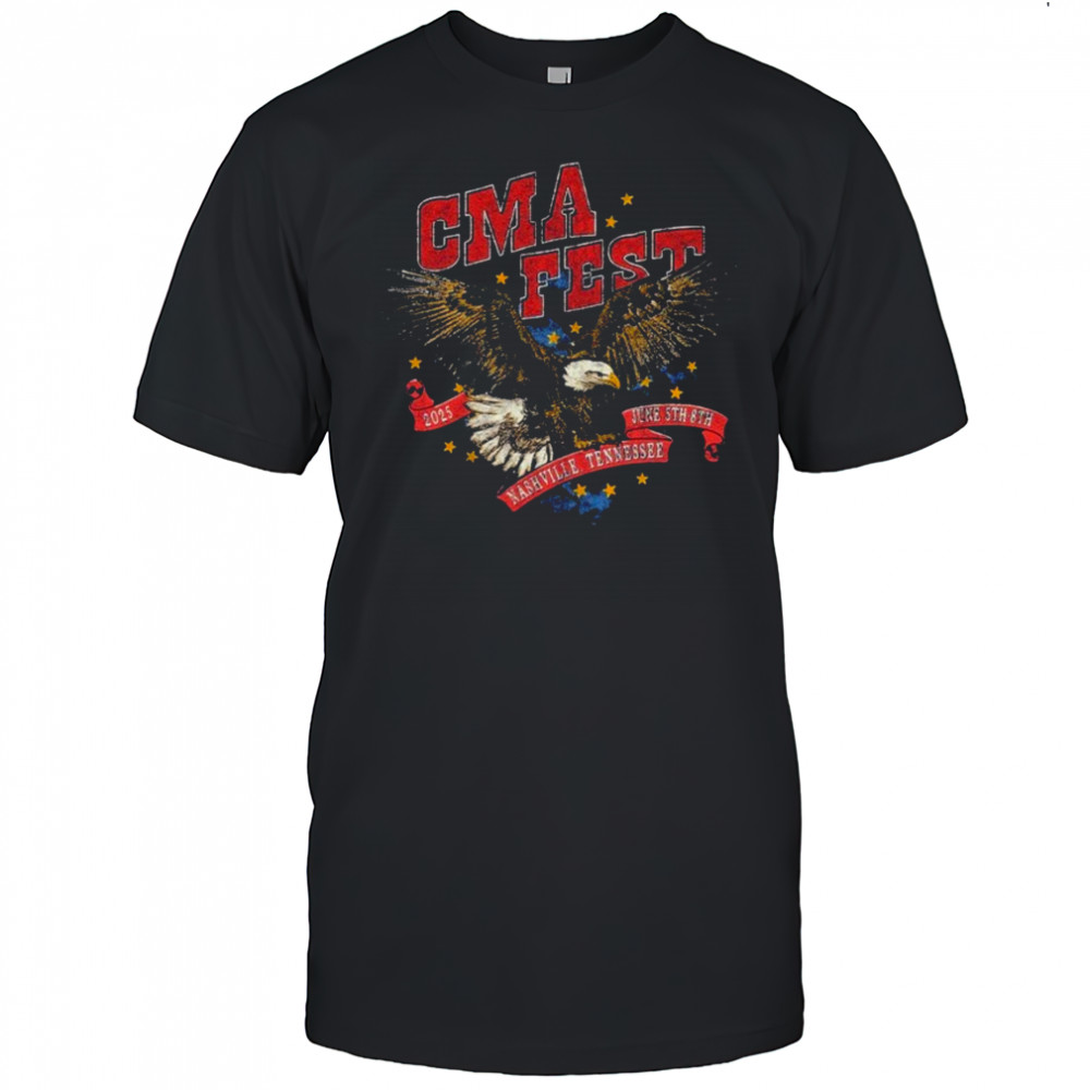 CMA Fest Nashville Tennessee June 5TH 8TH 2025 Flying Eagle T-shirt