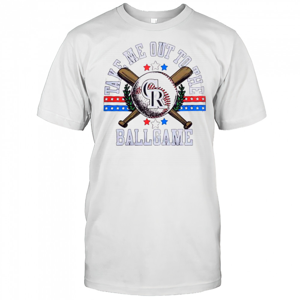 Colorado Rockies Take Me Out To The Ballgame T-Shirt