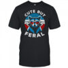 Colorful Racoon With Sunglasses Racoon Funny 4th Of July shirt