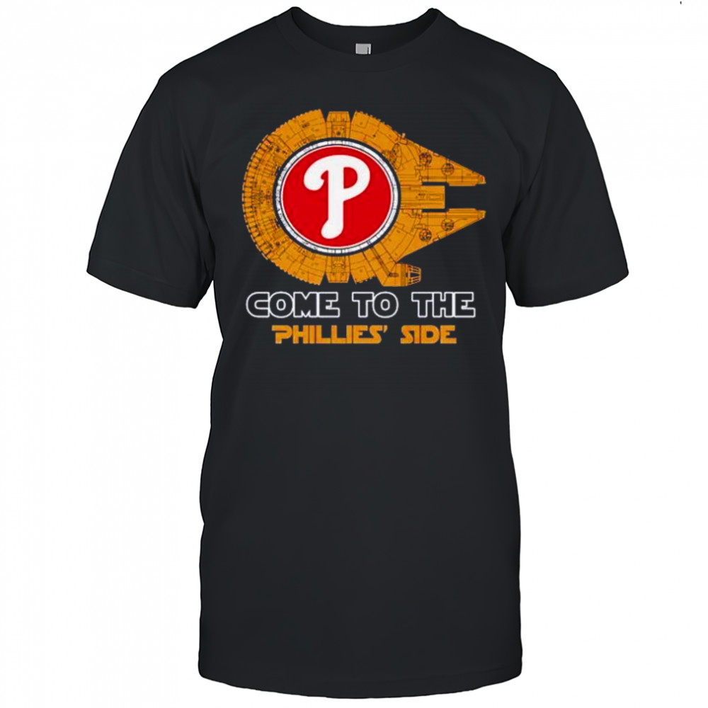 Come to the Philadelphia Phillies sde Star Wars Millennium Falcon shirt