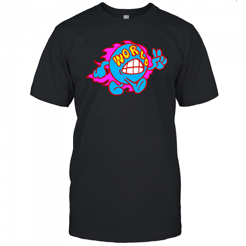 Coming Soon World hello shirt