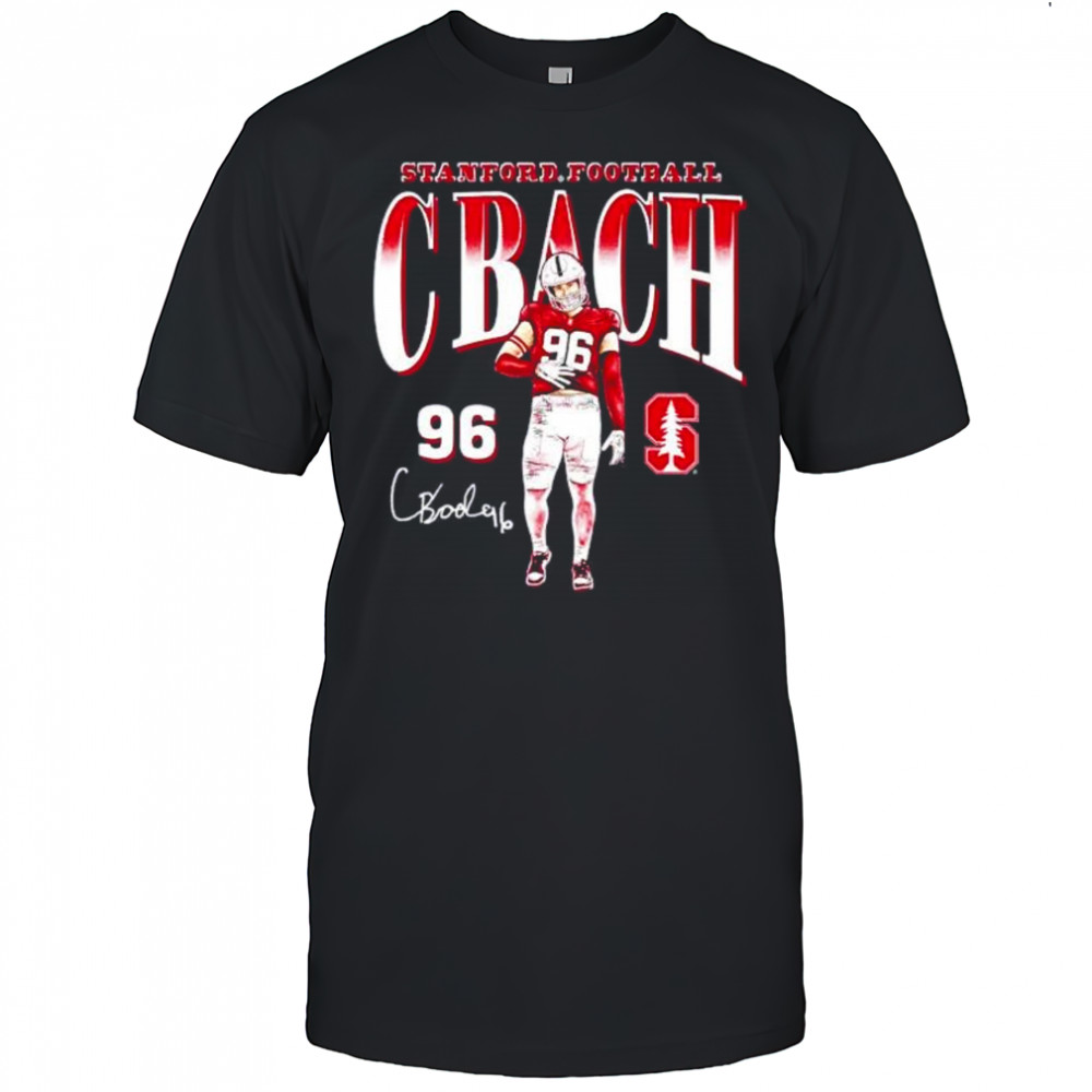 Connor Bachhuber Stanford Cardinal football signature shirt
