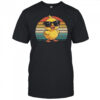 Cool Yellow Rubber Duck In Sunglasses Retro Funny Duck Lover shirt