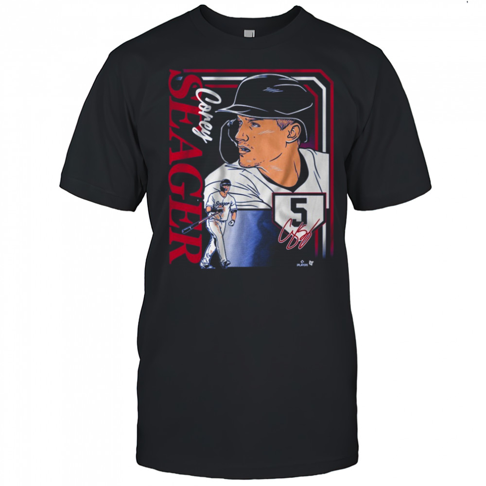 Corey Seager 5 Pittsburgh Pirates MLB Collage Frame Signature t-shirt