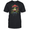 Cottagecore Aesthetic Frog Mushroom Moon Frog Graphic shirt