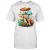 Cottagecore Floral Mushroom Aesthetic Girls Graphic shirt