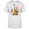 Cottagecore Trex Dinosaur Flower Botanical Vintage shirt