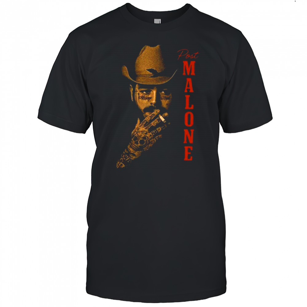 Cowboy Post Country Western Posty Rap Graphic Shirt