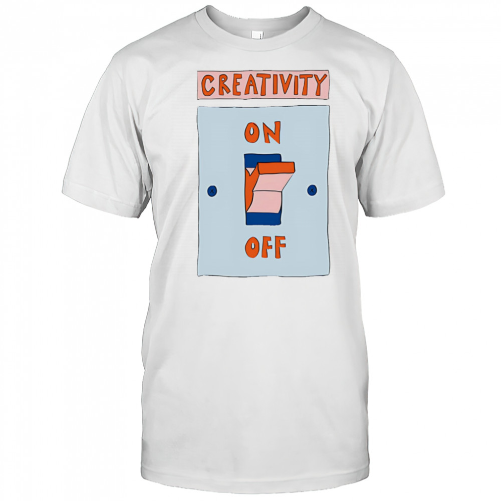 Creativity on off shirt