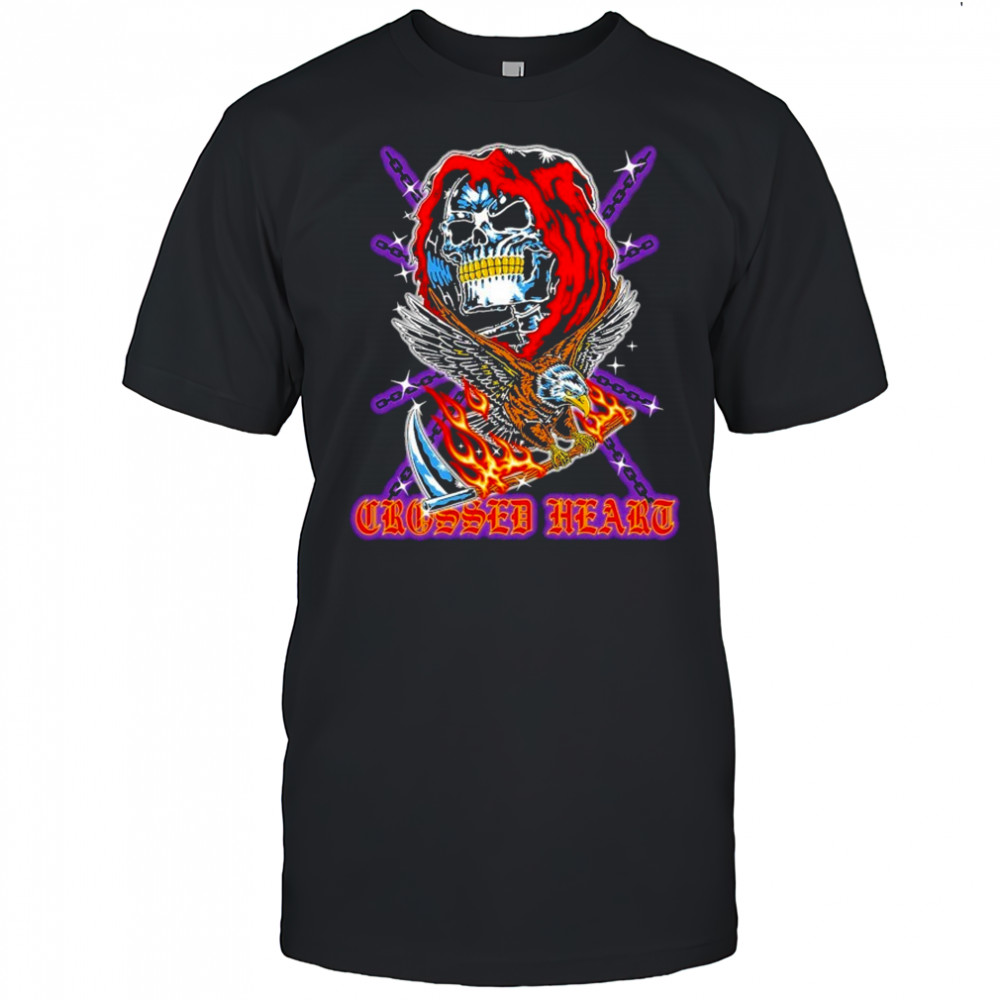 Crossed Heart No Mercy T-shirt