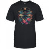 Cute Cottagecore Floral Dragonfly Aesthetic Girls Graphic shirt