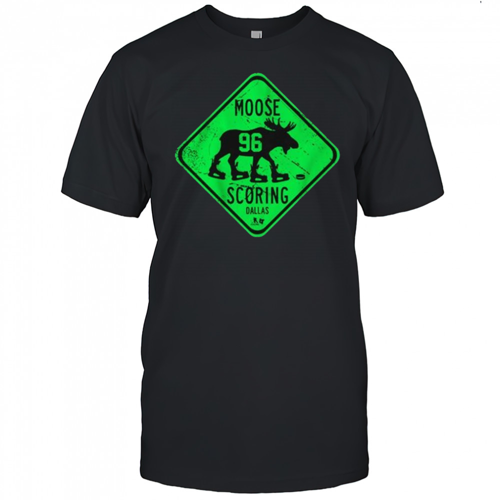 Dallas Stars Mikko Rantanen Moose Scoring Sign t-shirt