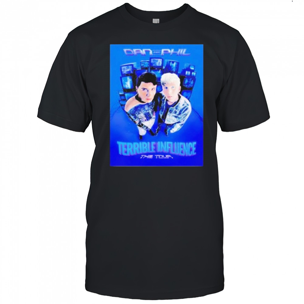 Dan And Phil Terrible Influence The Tour 2025 shirt