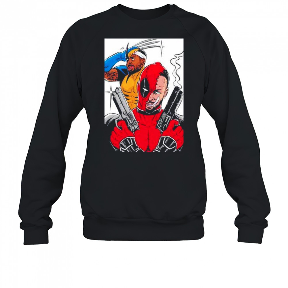 Deadpool and Wolverine Golden State Warriors Gary Payton II and Stephen Curry shirt