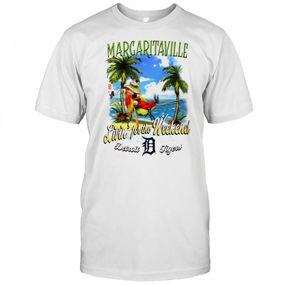 Detroit Tigers Margaritaville livin’ for the weekend shirt
