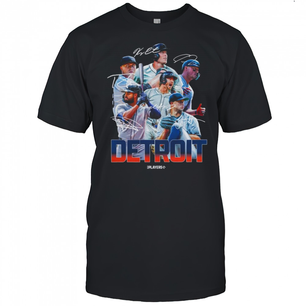 Detroit Tigers MLB Baseball Players Signatures Series 2025 t-shirt