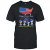 Detroit Tigers Snoopy And Friends Happy 4th Of July Flag American T-Shirt